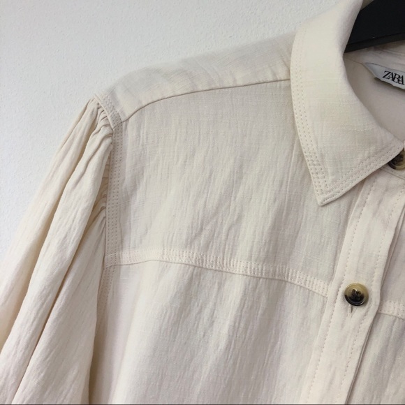 NWT - Zara Rustic Shirt - Picture 4 of 12